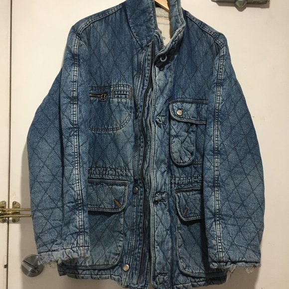 VINTAGE POP OTTANTAQUATTRO DENIM JACKETS SIZE L - Picture 5 of 15